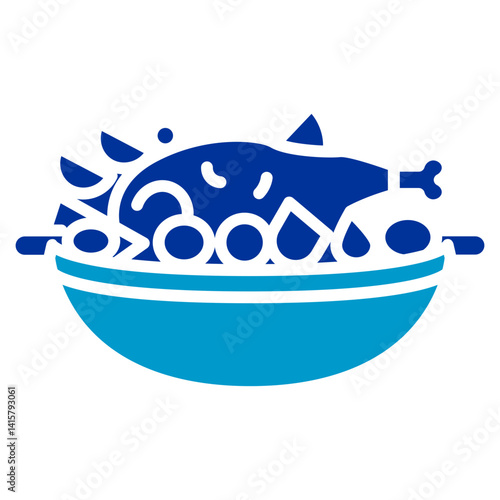 Lamb Tagine Vector Icon