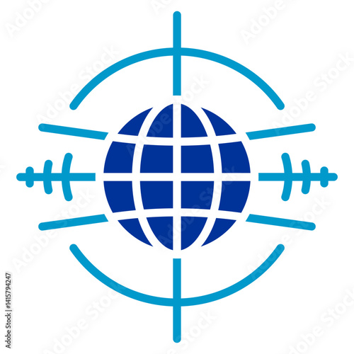 Gridlines Vector Icon