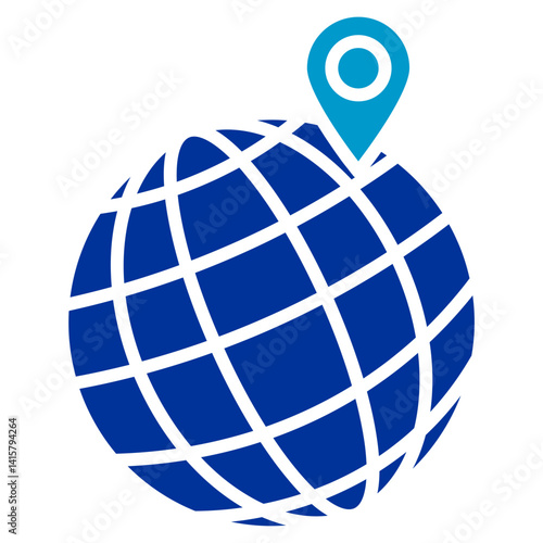 Latitude and Longitude Vector Icon