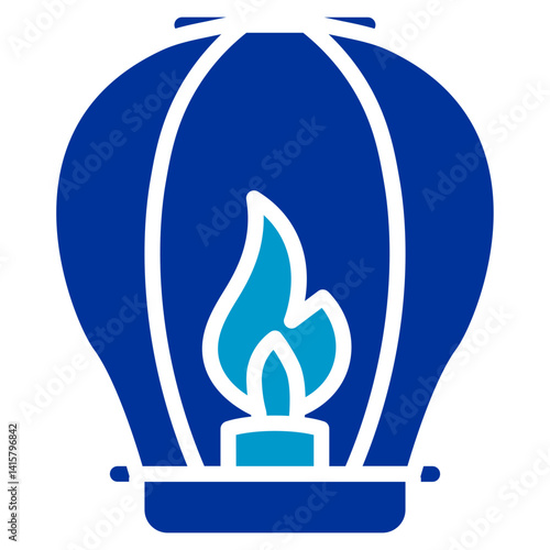 Sky Lantern Vector Icon