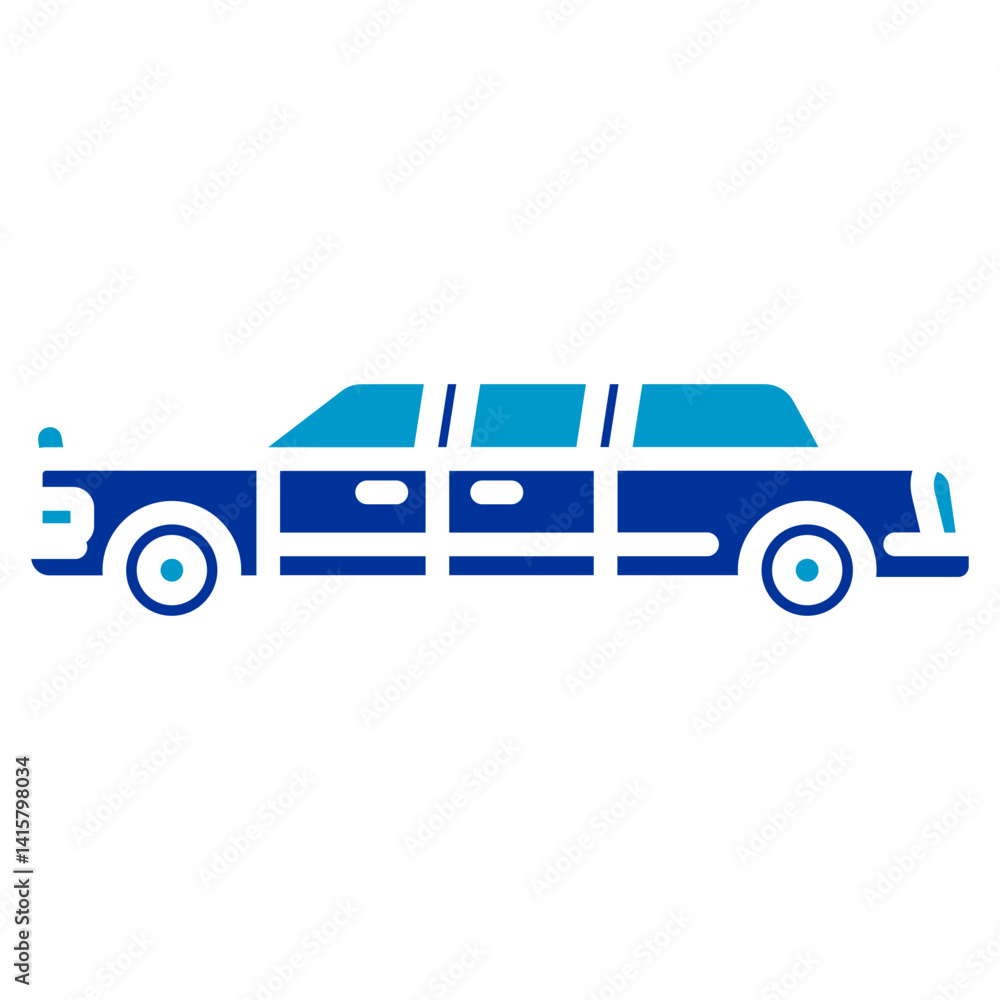 Limousine Vector Icon Limousine Vector Icon