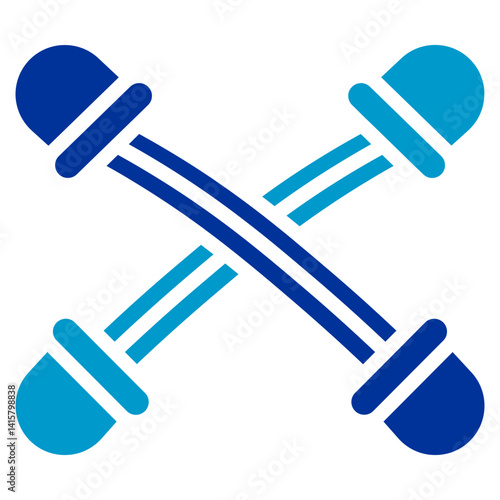 Resistance Band Vector Icon