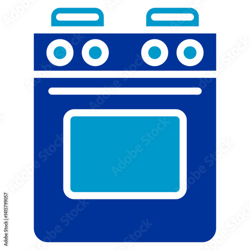 Cleaning Stove Vector Icon