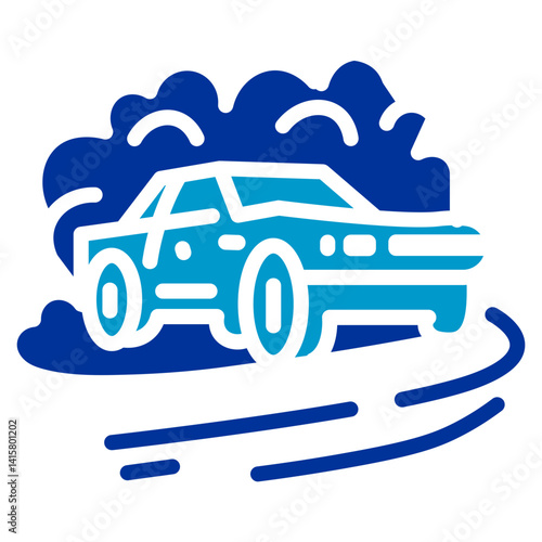 Drift Angle Vector Icon