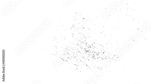 Dirt, grime and scratch overlay on transparent background. Old surface grunge texture abstract, grain, vintage, scratch, different distressed black grain texture. Distress overlay vector textures 