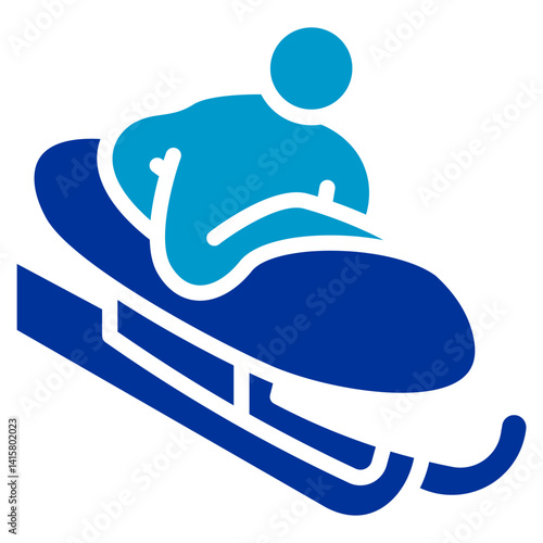 Bobsleigh Vector Icon