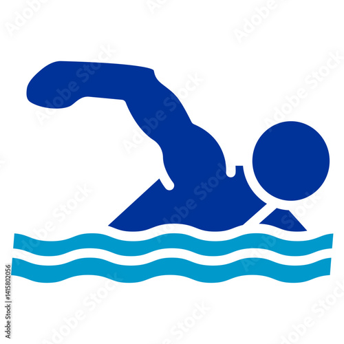 Breaststroke Vector Icon