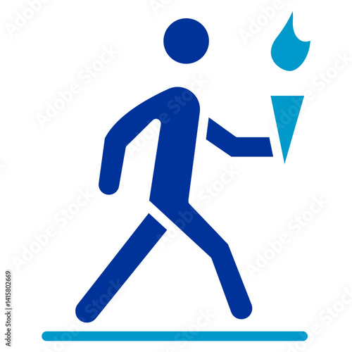 Torchbearer Vector Icon