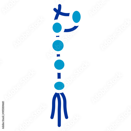 Praying Beads Vector Icon