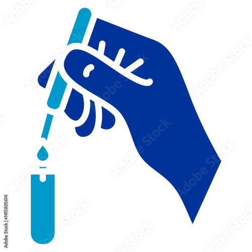 Swab Test Vector Icon