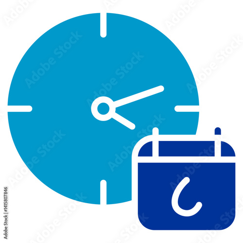 Time Plan Vector Icon