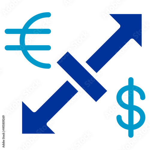 Currency Exchange Vector Icon