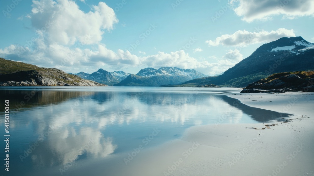 Obraz premium lake in the mountains