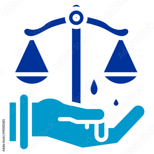 Corruption Leak Vector Icon