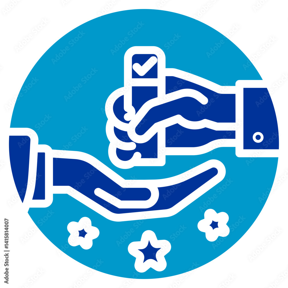 Political Favor Vector Icon Political Favor Vector Icon