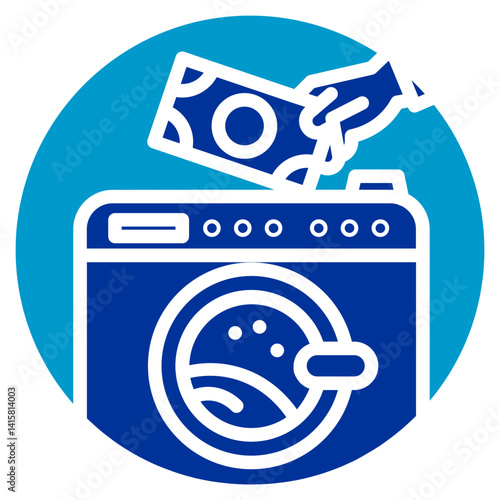 Laundered Money Vector Icon
