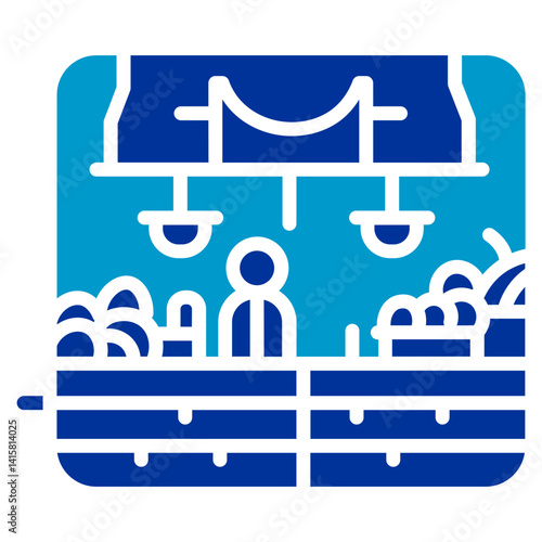 Underground Market Vector Icon