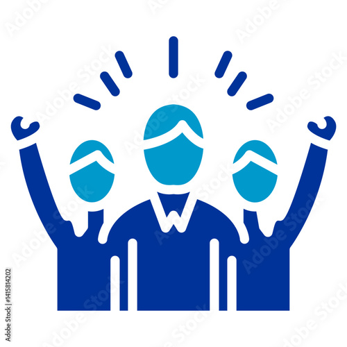 Cheering Together Icon