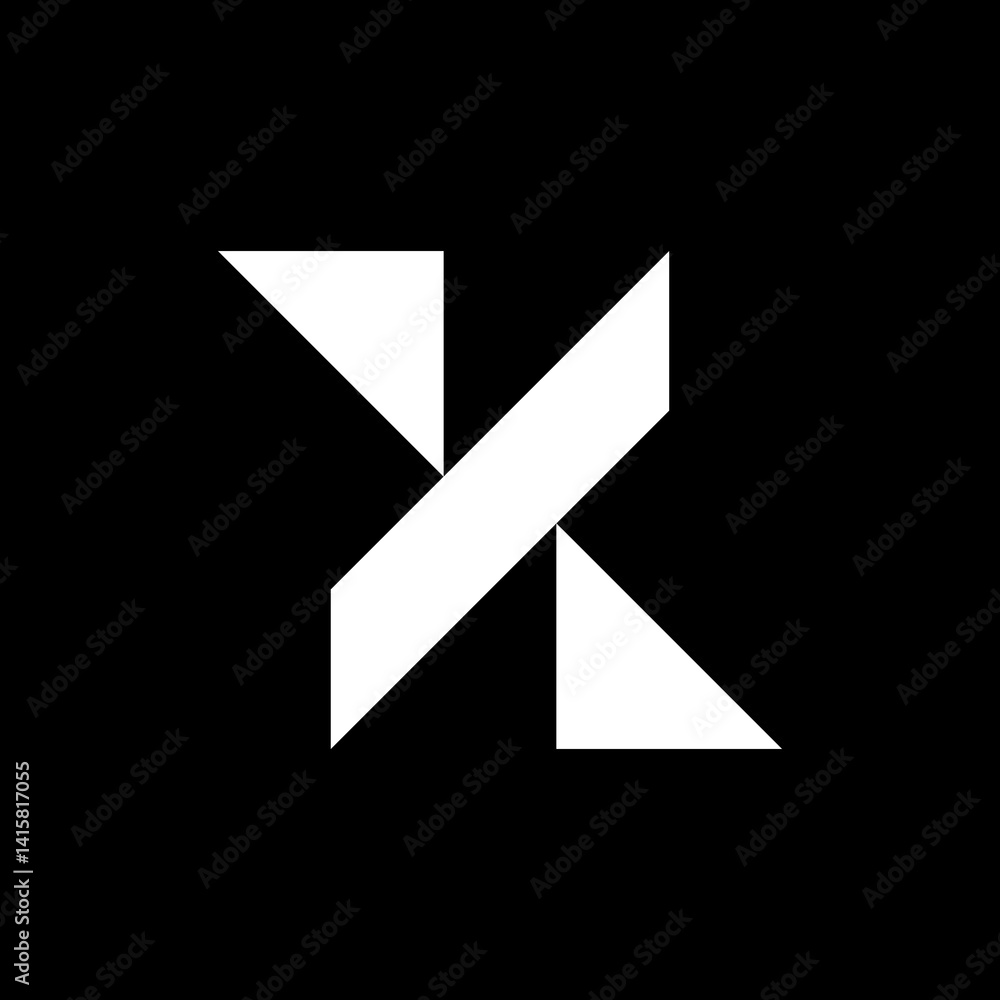letter X logo letter X logo