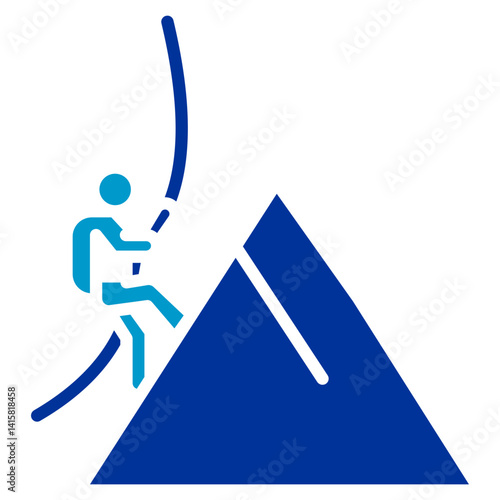 Climbing Clip Gate Vector Icon