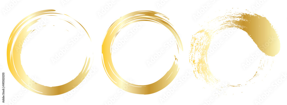 vector set of Golden grunge circle brush vector illustration. Abstract golden paint brushstroke circles pack. Set of golden brush circle. Set of circle, golden paint, ink, dirty brush strokes. vector set of Golden grunge circle brush vector illustration. Abstract golden paint brushstroke circles pack. Set of golden brush circle. Set of circle, golden paint, ink, dirty brush strokes.