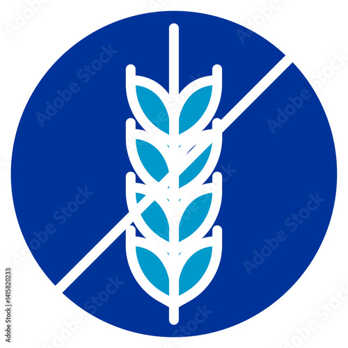 Gluten Sensitivity Vector Icon