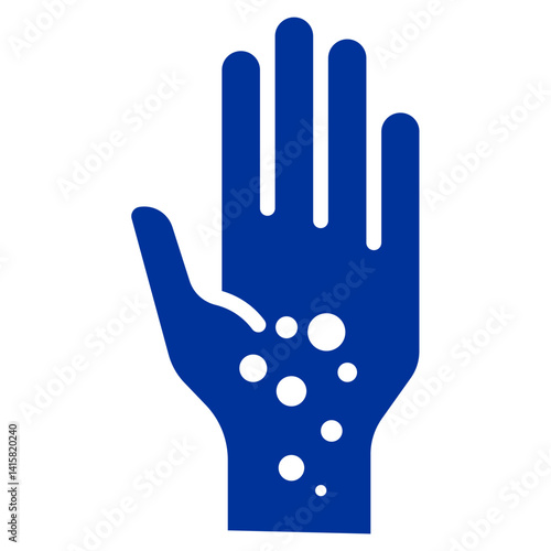 Hand Rash Vector Icon