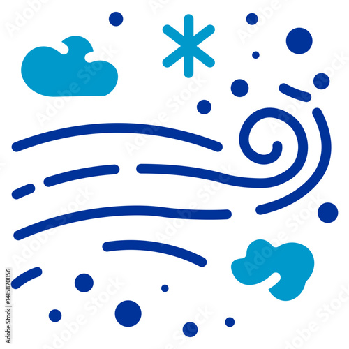 Wind Allergens Vector Icon