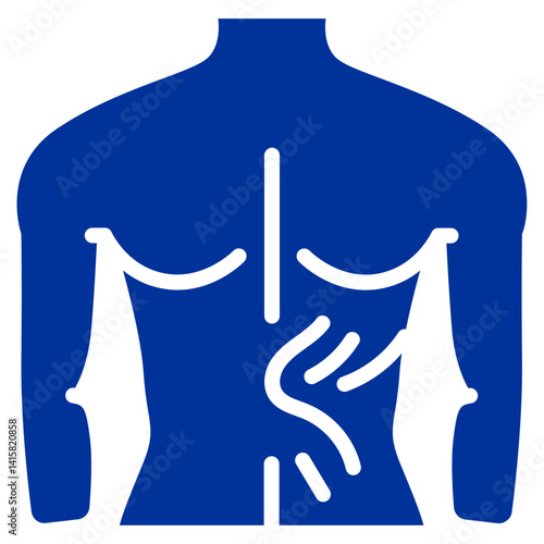 Back Muscle Spasm Vector Icon