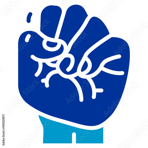 Cracked Knuckles Vector Icon