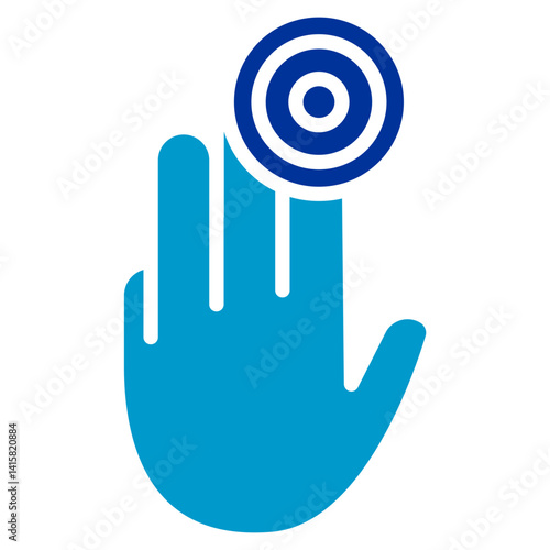 Finger Swelling Vector Icon