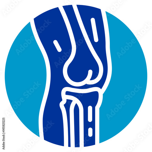 Ligament Tear Vector Icon