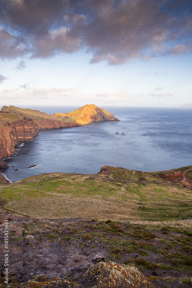 dramatic coastline with rocks of Madeira, Portugal