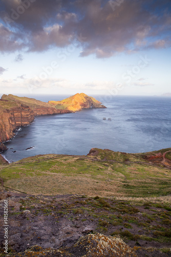dramatic coastline with rocks of Madeira, Portugal