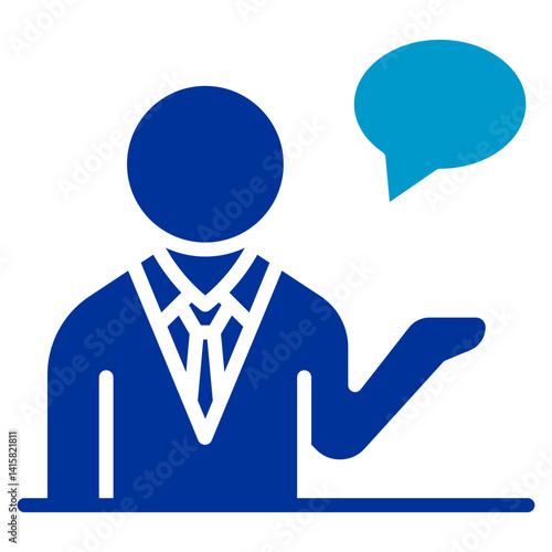 Mental Health Coach Vector Icon
