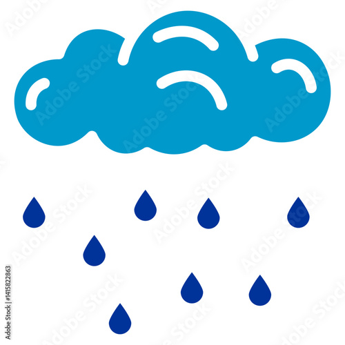 Humid Air Vector Icon