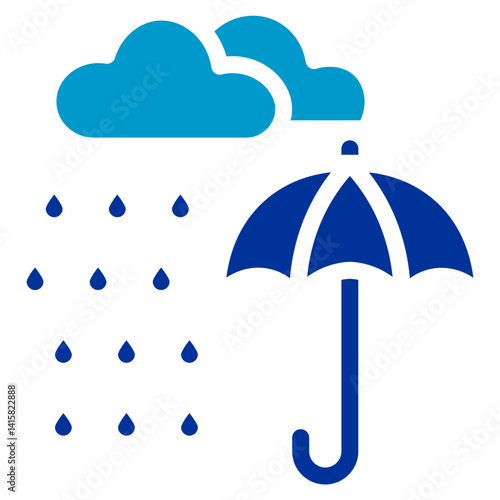 Monsoon Gathering Vector Icon