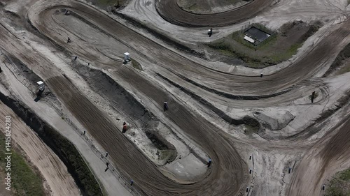 Thrilling motocross action in Axel, Netherlands