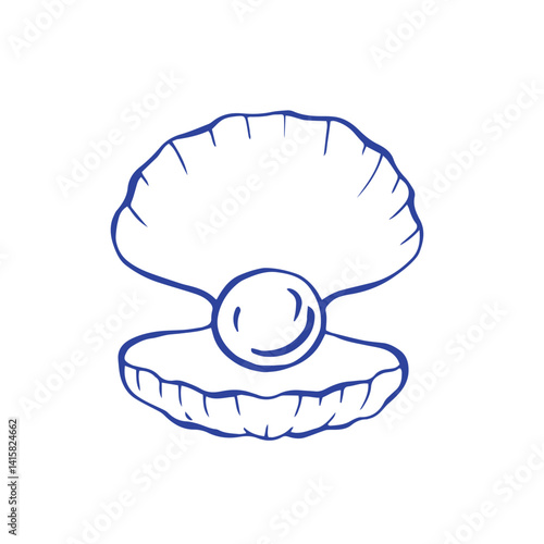 Wallpaper Mural Mediterranean whimsical hand drawn sketch style illustrations Torontodigital.ca