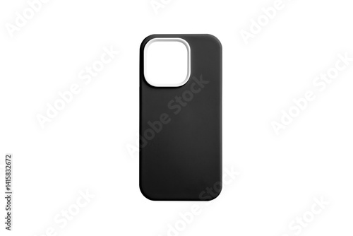 Black Smartphone Case Isolated