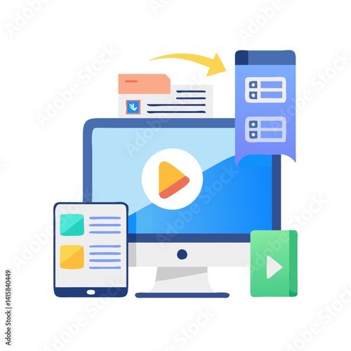 Digital Content Creation and Sharing across Multiple Devices