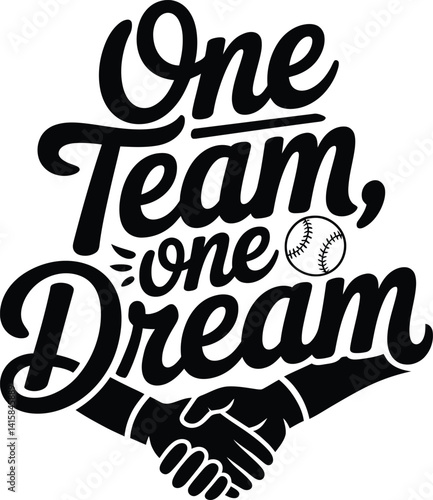 one team one dream svg