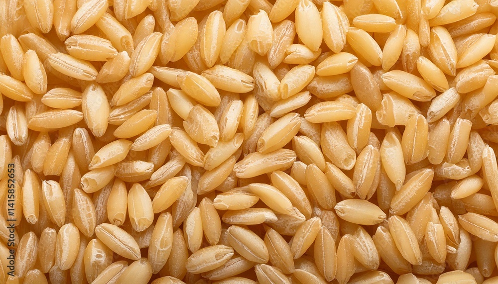 Macro full-frame image of raw oats, natural beige tone, healthy breakfast ingredient background Macro full-frame image of raw oats, natural beige tone, healthy breakfast ingredient background