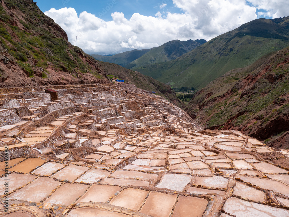 The Maras Salt Mines are a Complex of More than 3,000 Natural Salt Ponds, Located in the Sacred Valley of the Incas, near Cusco, Peru