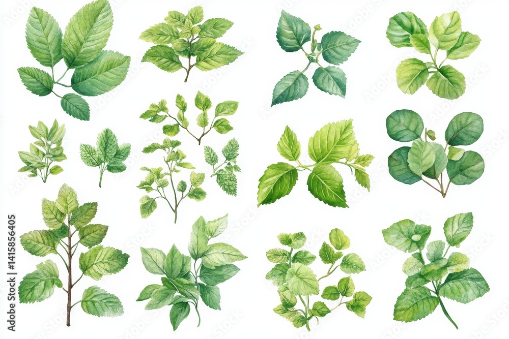 Jungle illustrations of monstera and banana leaf are central to a watercolor botanical painting that showcases a set of palm leaves and a vibrant tropical green plant Jungle illustrations of monstera and banana leaf are central to a watercolor botanical painting that showcases a set of palm leaves and a vibrant tropical green plant