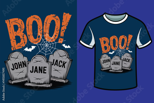Halloween t-shirt design illustration cat witch 