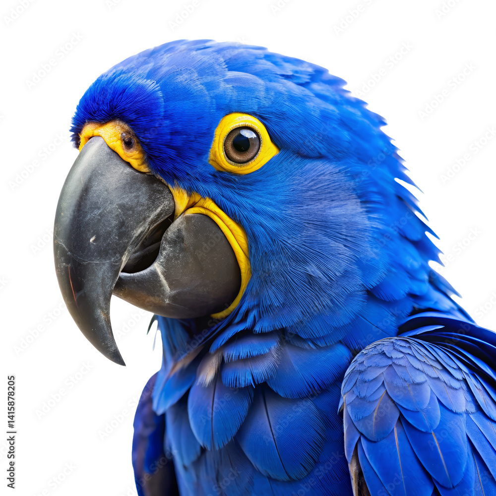 Fototapeta premium hyacinth macaw PNG, transparent background