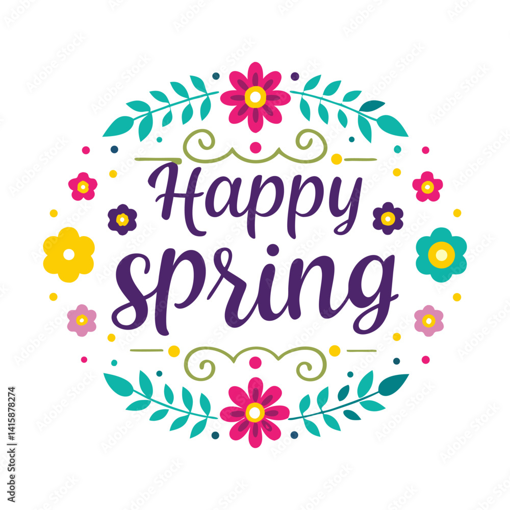 Welcome spring with frame of flowers and leaves Spring background with flowers
Welcome spring with frame of flowers and leaves Spring background with flowers