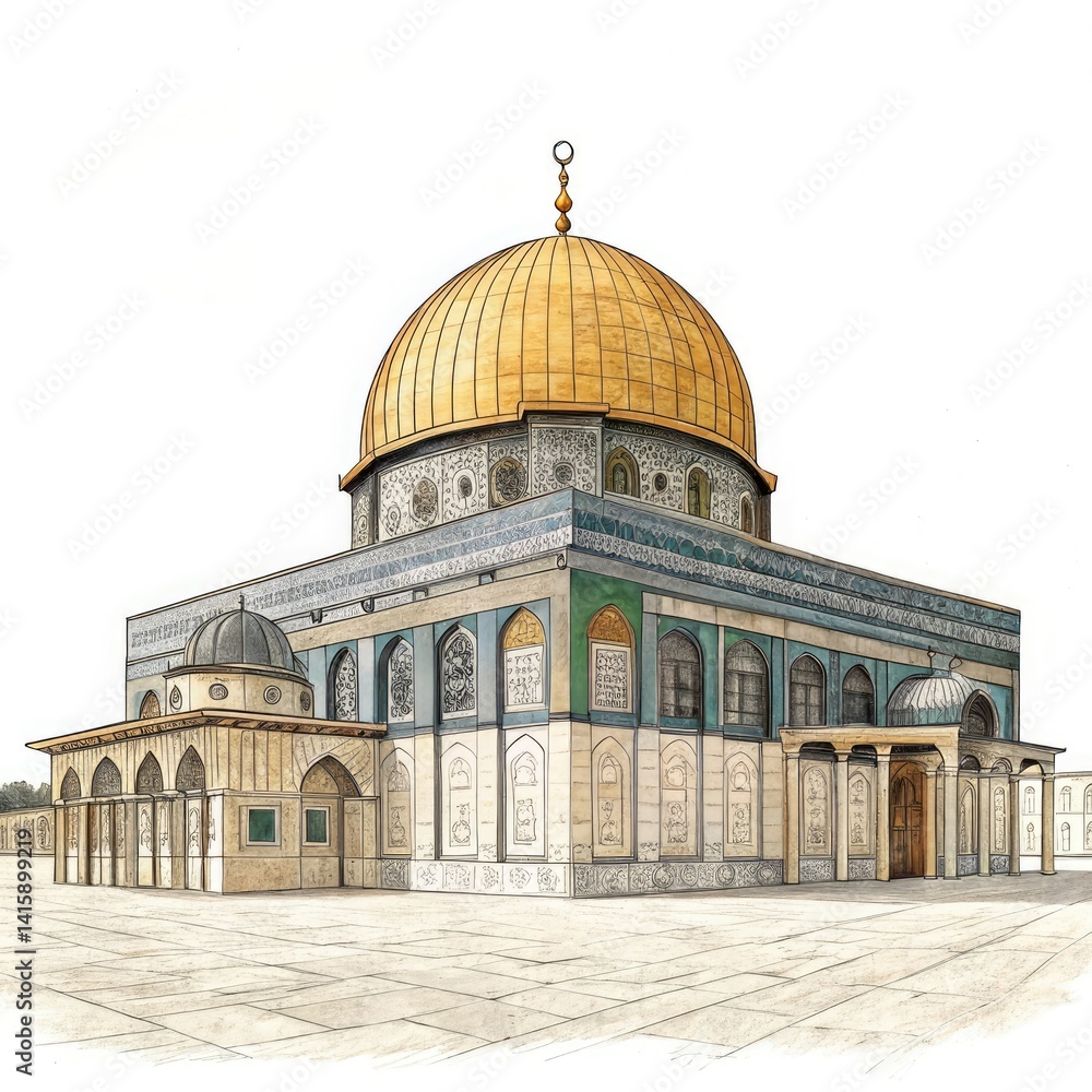 Fototapeta premium dome of the rock