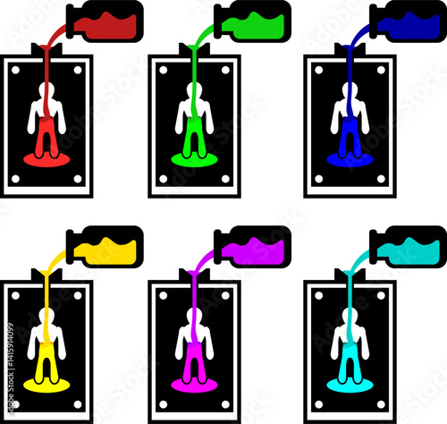 resing toy mold minifig
